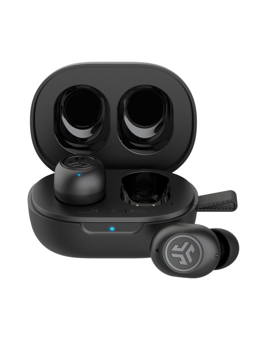Jlab JBuds Mini True Wireless Earbuds- Black Bluetooth In-Ear-Kopfhörer, Integriertes Mikrofon
