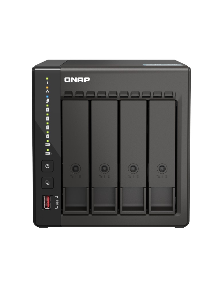 QNAP TS-453E-8G NAS 4-Bay [0/4 HDD/SSD, 2x 2.5GbE LAN, 8GB RAM]