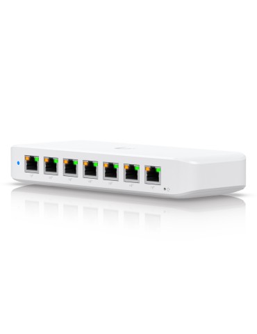 Ubiquiti Ultra 210W 8-Port Managed Switch 8x Gigabit Ethernet (7x PoE+), 1x PoE++ (zur Stromversorgung), 210W AC Adapter