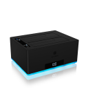 ICY BOX 2 Bay Docking & Klonstation für 2,5" und 3,5" SATA Laufwerke