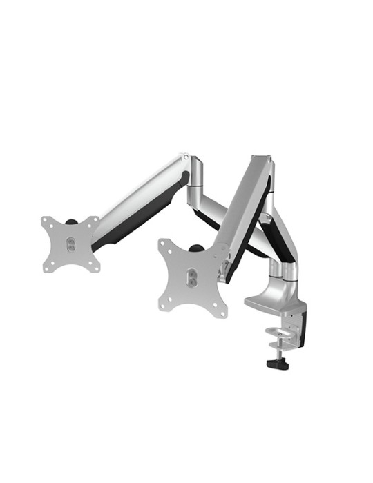 ICY BOX IB-MS504-T Monitorständer mit Tischhalterung für zwei Monitore bis zu 32" (81 cm) Bildschirmdiagonale