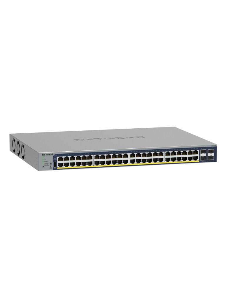 NETGEAR GS752TP Smart Managed Switch 48x Gigabit Ethernet (48x PoE+, max. 380W), 4x 1 Gbit/s SFP