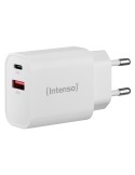 Intenso Power Adapter W30AC, Anschlüsse: 1x USB-A, 1x USB-C Output: max. 30 Watt, Weiß