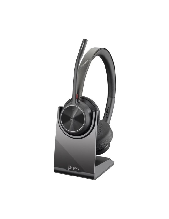 Poly Voyager 4320 USB-C Headset +BT700 dongle +Charging Stand