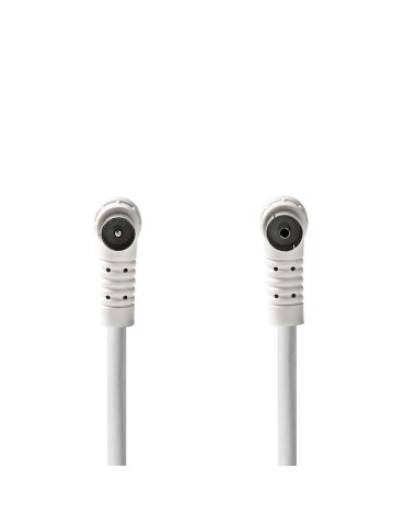 Nedis Koaxial Kabel | IEC (Coax) Stecker | IEC (Coax) Buchse Vernickelt | 120 dB | 75 Ohm | 4-fach geschirmt | 10.0 m | Rund | P