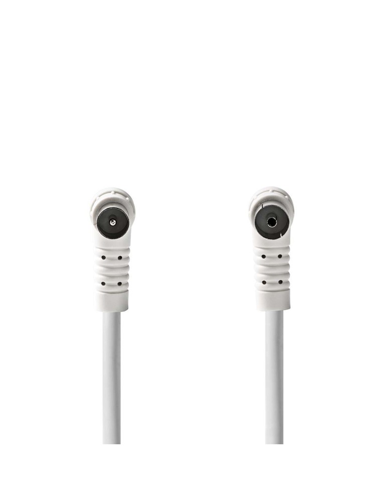 Nedis Koaxial Kabel | IEC (Coax) Stecker | IEC (Coax) Buchse Vernickelt | 120 dB | 75 Ohm | 4-fach geschirmt | 10.0 m | Rund | P