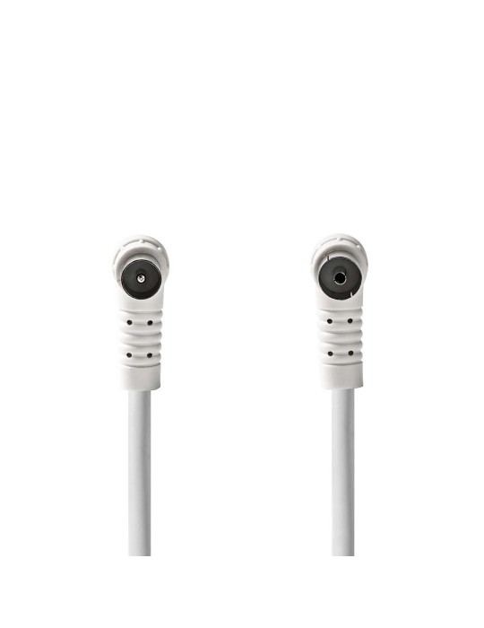 Nedis Koaxial Kabel | IEC (Coax) Stecker | IEC (Coax) Buchse Vernickelt | 120 dB | 75 Ohm | 4-fach geschirmt | 10.0 m | Rund | P