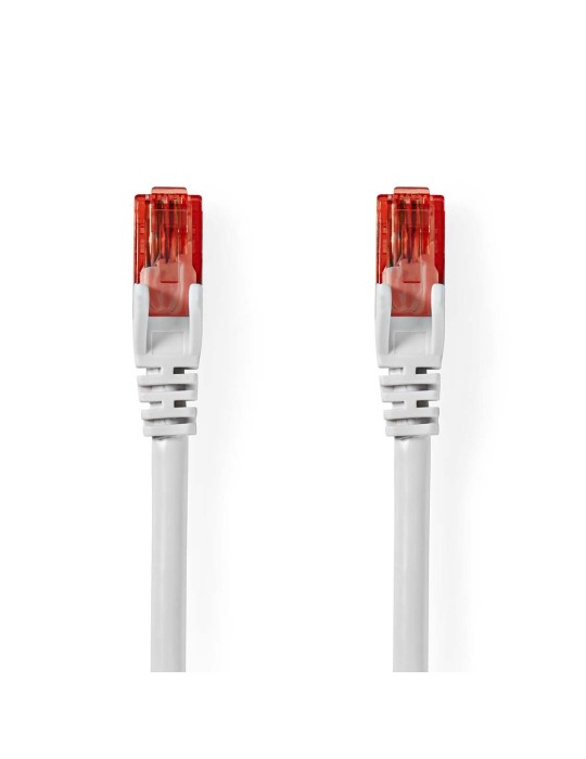 Nedis CAT6-Netzwerkkabel - RJ45 Stecker | 3.00 m | weiß U/UTP | Rund | PVC | Label