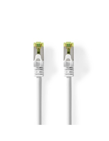 Nedis CAT7-Netzwerkkabel - S/FTP | RJ45 Stecker | RJ45 Stecker | 1.00 m | Snagless | Rund | LSZH | Weiss | Label
