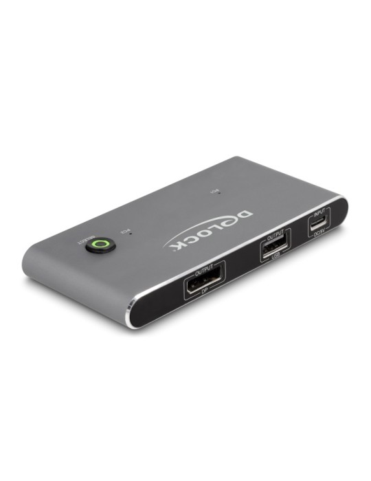 Delock USB-C™ KVM Switch zu HDMI 8K 60 Hz mit USB 2.0