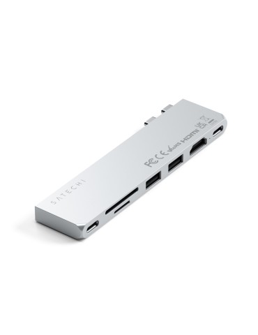 Satechi USB-C Pro Hub Slim Adapter Silver