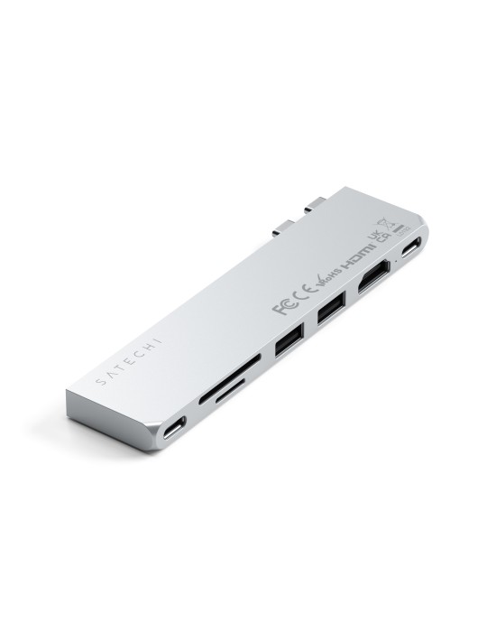 Satechi USB-C Pro Hub Slim Adapter Silver