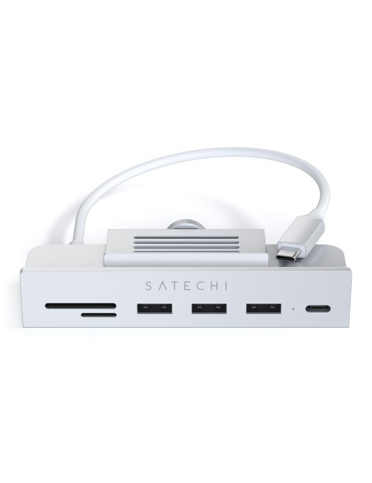 Satechi Aluminum USB-C Clamp Hub for 24" iMac silver