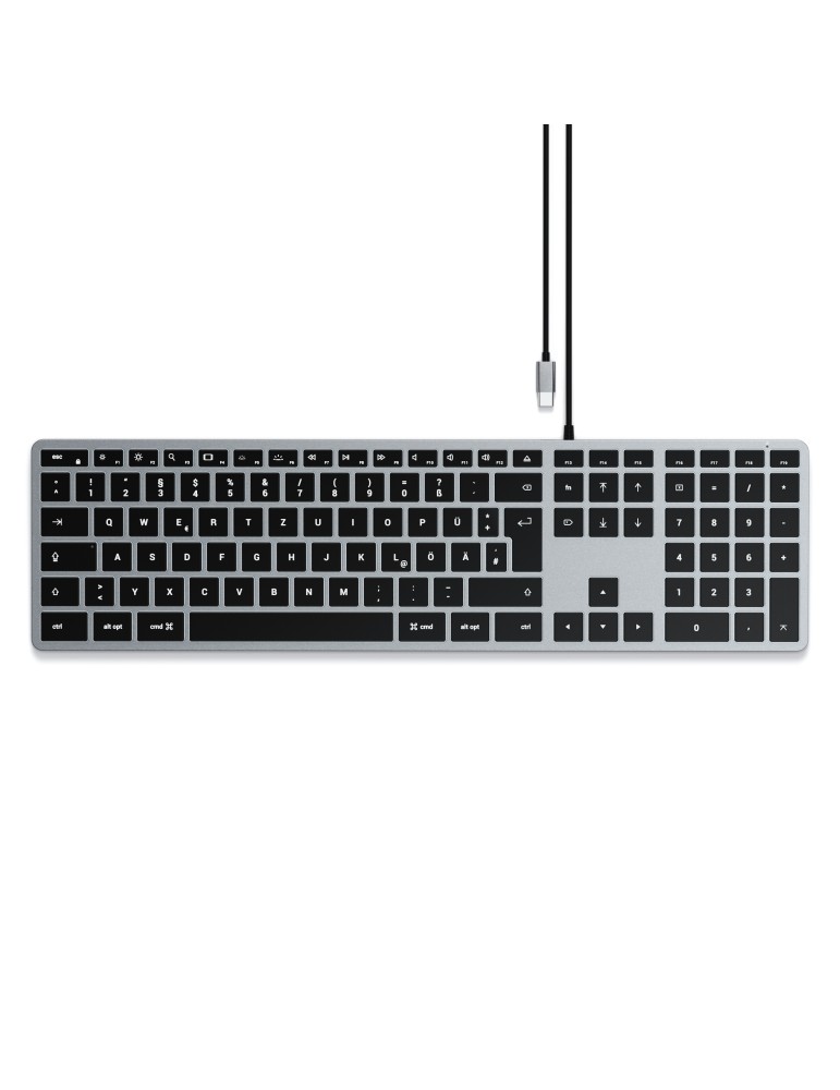 Satechi Slim W3 USB-C Wired Keyboard-DE (German)