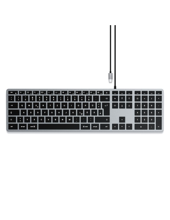 Satechi Slim W3 USB-C Wired Keyboard-DE (German)