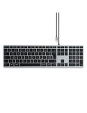 Satechi Slim W3 USB-C Wired Keyboard-DE (German)