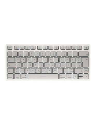 CHERRY KW 7100 mini BT for Mac, Weiß Kabellose Bluetooth Kompakttastatur für Mac