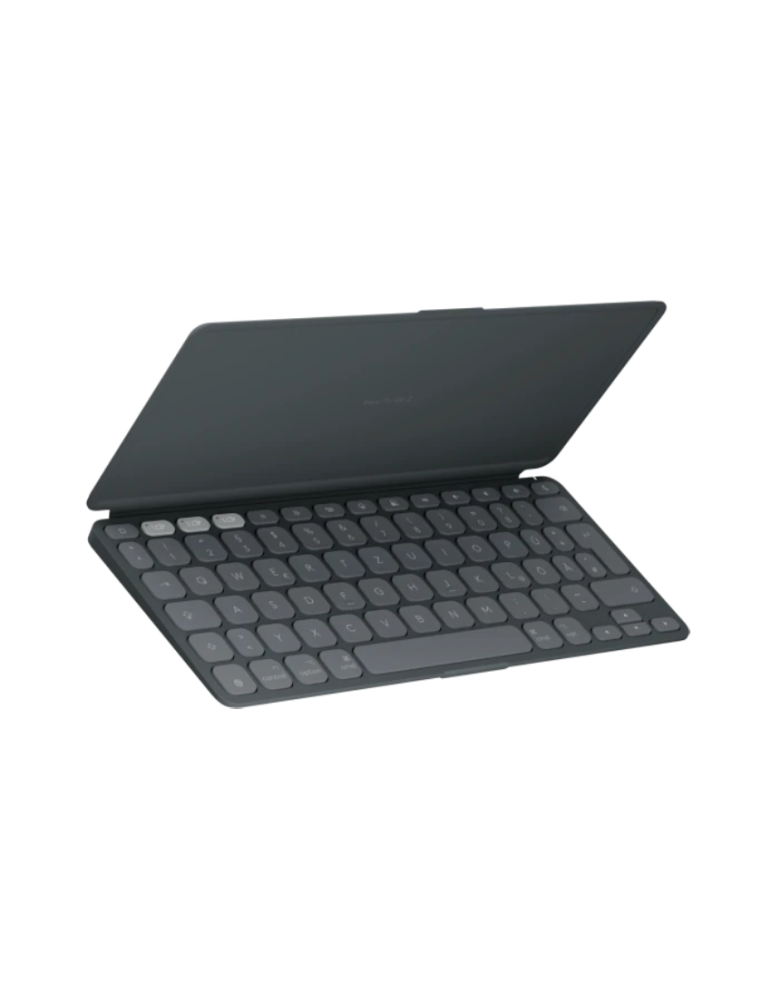 LOGITECH Keys-To-Go 2 für iPad, iPhone, Mac und Apple TV kabellose Tastatur Grafit