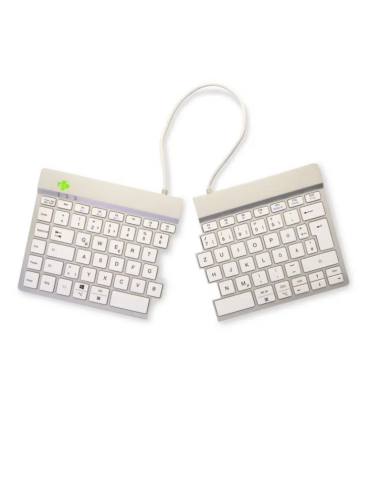 R-Go Split Break ergonomic keyboard, QWERTZ (DE), bluetooth Pausenanzeige, Ultradünn für besseren Blutkreislauf