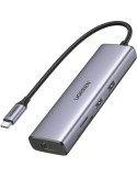 UGREEN USB-C zu 2*USB3.0+HDMI+RJ 45+SD&TF +PD port Hub