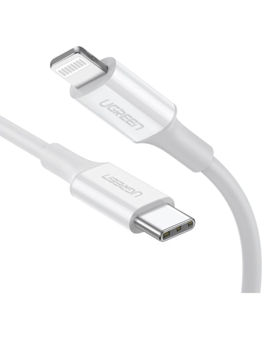 UGREEN Ladekabel Lightning zu Typ-C 1m weiß
