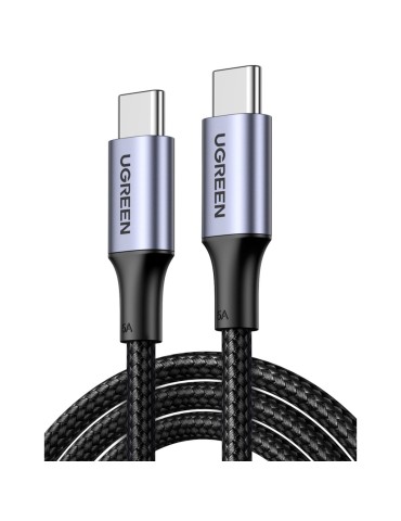 UGREEN Ladekabel USB-C zu USB-C 100W Braided schwarz 2m