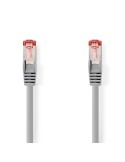 Nedis CAT6-Netzwerkkabel | RJ45 Stecker | RJ45 Stecker - S/FTP | 10.00 m | Rund | LSZH | Grau | Label