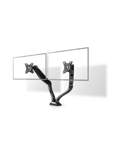 Nedis Dual-Monitorhalterung - Tischhalterung für 15 bis 32 Zoll, für zwei Bildschirme