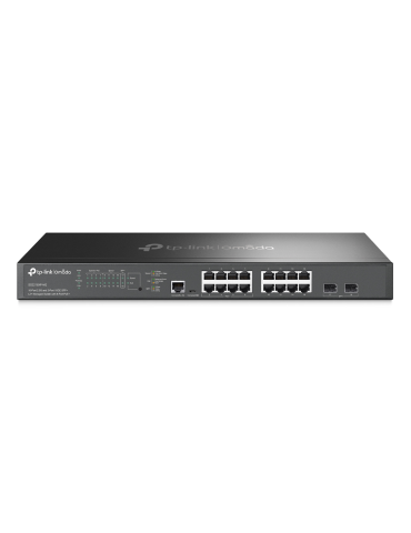 TP-Link SG3218XP-M2 Managed Switch 16x 2.5G Ethernet (8x PoE+, max. 240W), 2x 10G SFP+