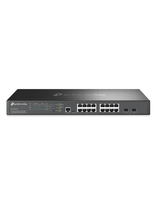 TP-Link SG3218XP-M2 Managed Switch 16x 2.5G Ethernet (8x PoE+, max. 240W), 2x 10G SFP+