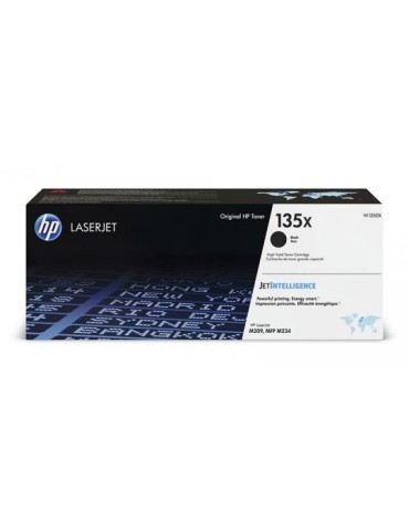 HP 135X (W1350X) LaserJet Tonerkartusche Schwarz 2.400 Seiten Mit hoher Reichweite | Kompatibilität: HP LaserJet M209 und MFP M2