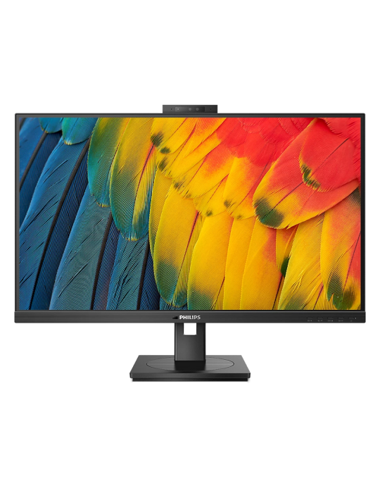 Philips 27B1U5601H 27 Zoll QHD Monitor, 5 MP Webcam, höhenverstellbar, Lautsprecher (2560x1440, 75 Hz, HDMI, DisplayPort, USB-C,