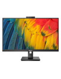 Philips 27B1U5601H 27 Zoll QHD Monitor, 5 MP Webcam, höhenverstellbar, Lautsprecher (2560x1440, 75 Hz, HDMI, DisplayPort, USB-C,