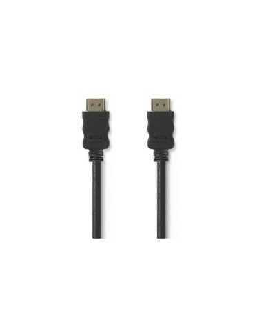 Nedis 3m Highspeed HDMI Kabel mit Ethernet, Schwarz, 4K, 3D und Deep Color