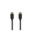 Nedis 3m Highspeed HDMI Kabel mit Ethernet, Schwarz, 4K, 3D und Deep Color