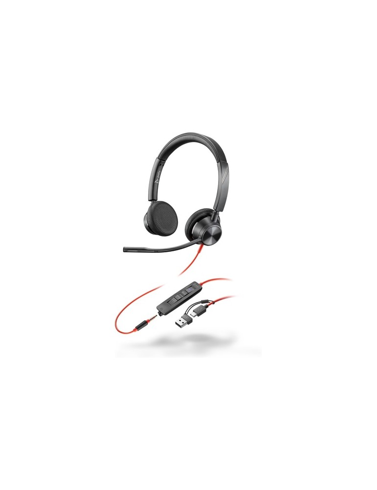 Poly Blackwire 3325 -M USB-C HS +USB-C/A