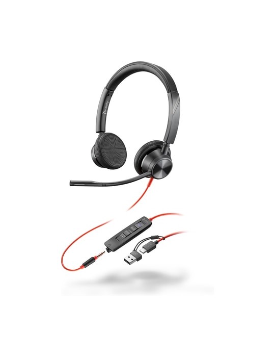 Poly Blackwire 3325 -M USB-C HS +USB-C/A