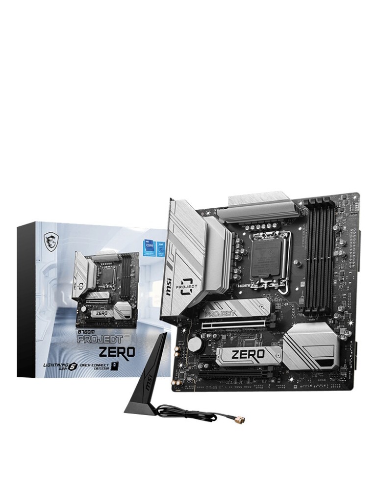 MSI B760M Project Zero Mainboard
