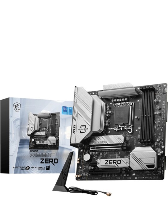 MSI B760M Project Zero Mainboard