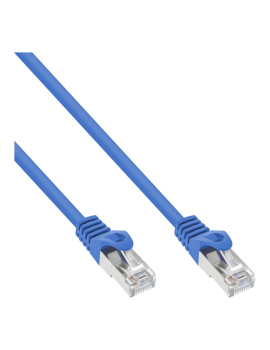 InLine® Patchkabel, SF/UTP, Cat.5e, blau, 2m
