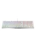 Cherry Xtrfy MX 3.1 Gaming-Tastatur, USB-Anschluss Cherry MX2A BROWN-Tastenschalter, DE-Layout, Aluminiumgehäuse