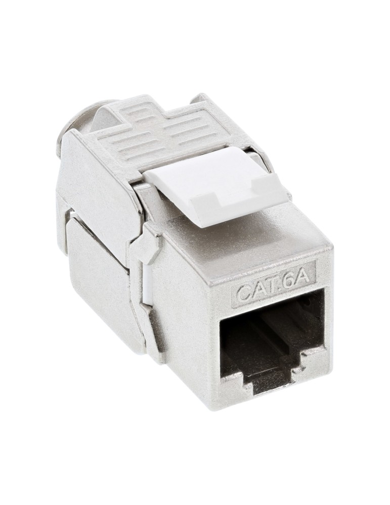 InLine® Keystone RJ45 Buchse / LSA Einsatz, SNAP-In, Cat.6a schmale Bauform