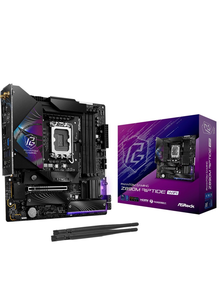 ASRock Phantom Gaming Z890M Riptide WiFi Mainboard