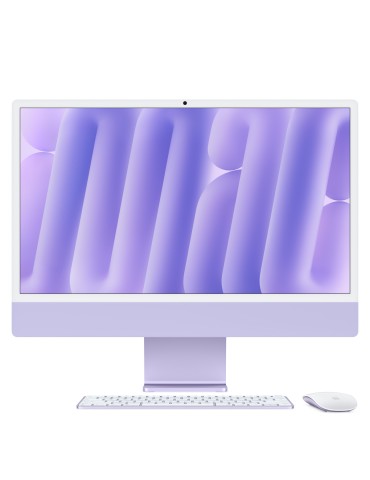 Apple iMac Violett CZ1E7-0111000 - 61cm(24‘‘) M4 8?Core CPU, 8?Core GPU, 24GB RAM, 512GB SSD, Standardglas, Magic Keyboard