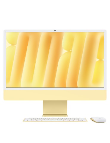 Apple iMac Gelb CZ1EK-00000110 - 61cm(24‘‘) M4 10-Core CPU, 10-Core GPU, 16GB RAM, 256GB SSD, Nanotexturglas, Magic Keyboard mit