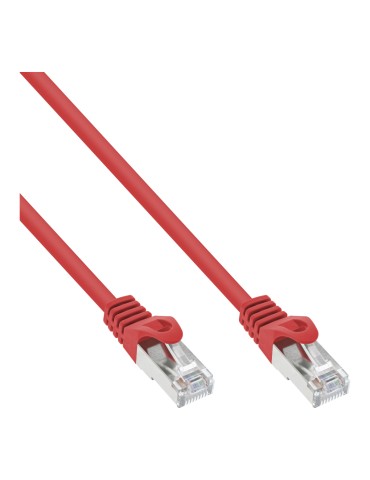 InLine® Patchkabel, SF/UTP, Cat.5e, rot, 3m