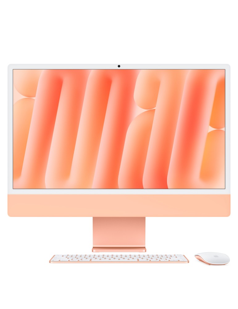 Apple iMac Orange CZ1EV-02300010 - 61cm(24‘‘) M4 10-Core CPU, 10-Core GPU, 32GB RAM, 2TB SSD, Standardglas, Magic Keyboard TID u