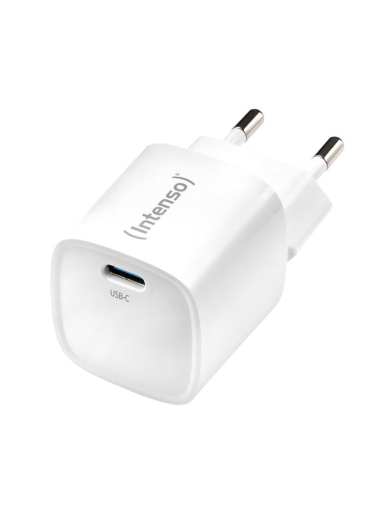 Intenso Power Adapter W30C² GaN, weiß UBS-C-Ladeadapter mit 30 Watt Ladeleistung, Leichtes und handliches Design