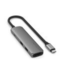 Satechi USB-C 4-in-1 Slim Multiport Adapter 4K Space Grey