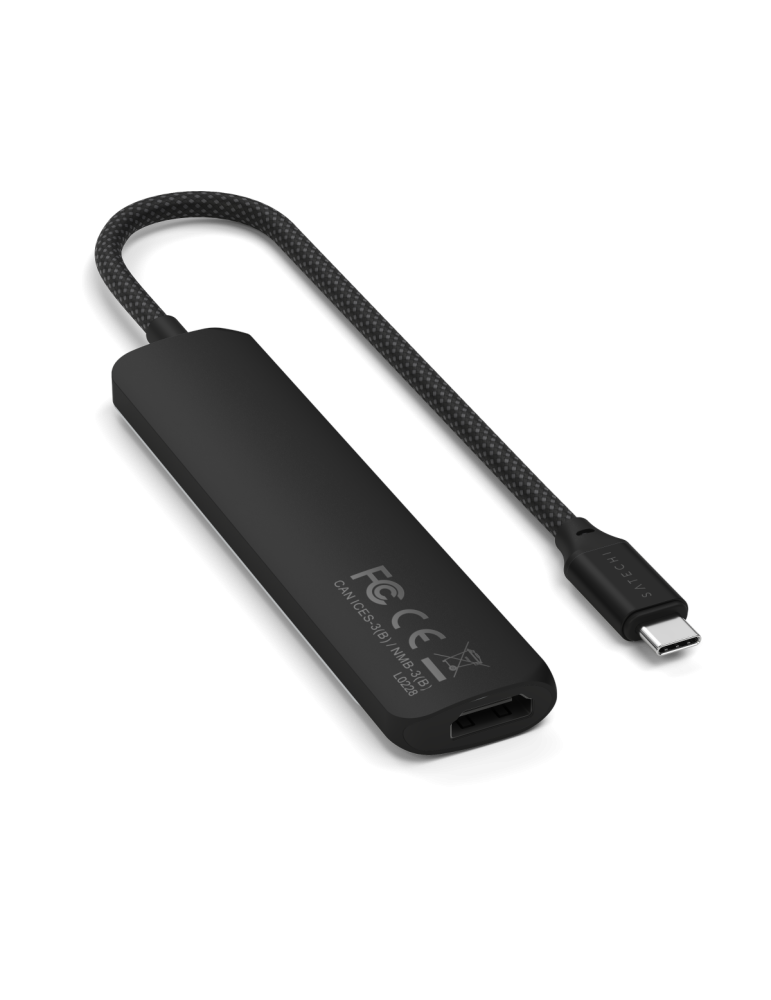 Satechi USB-C 6-in-1 Slim Multiport Adapter Black